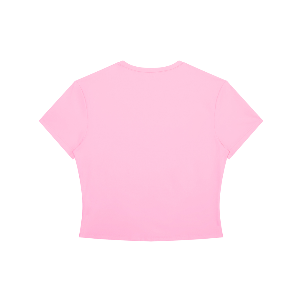 CREWNECK,CROPTOP,RICE,PINK
