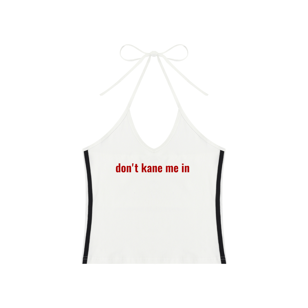 Just Don't Halter Crop