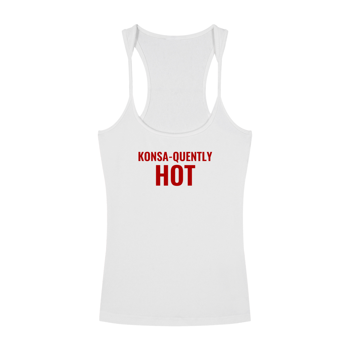 Get To Know Racerback Tank Top