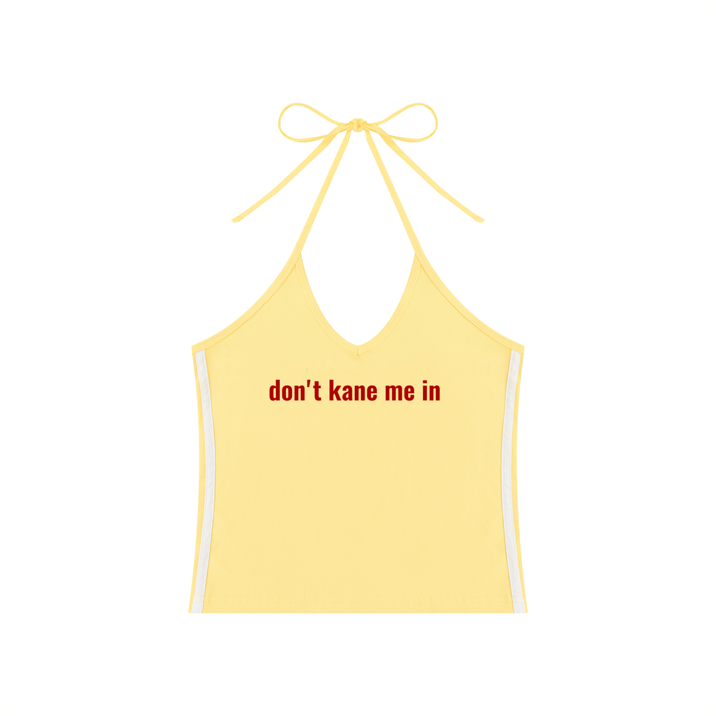 Just Don't Halter Crop