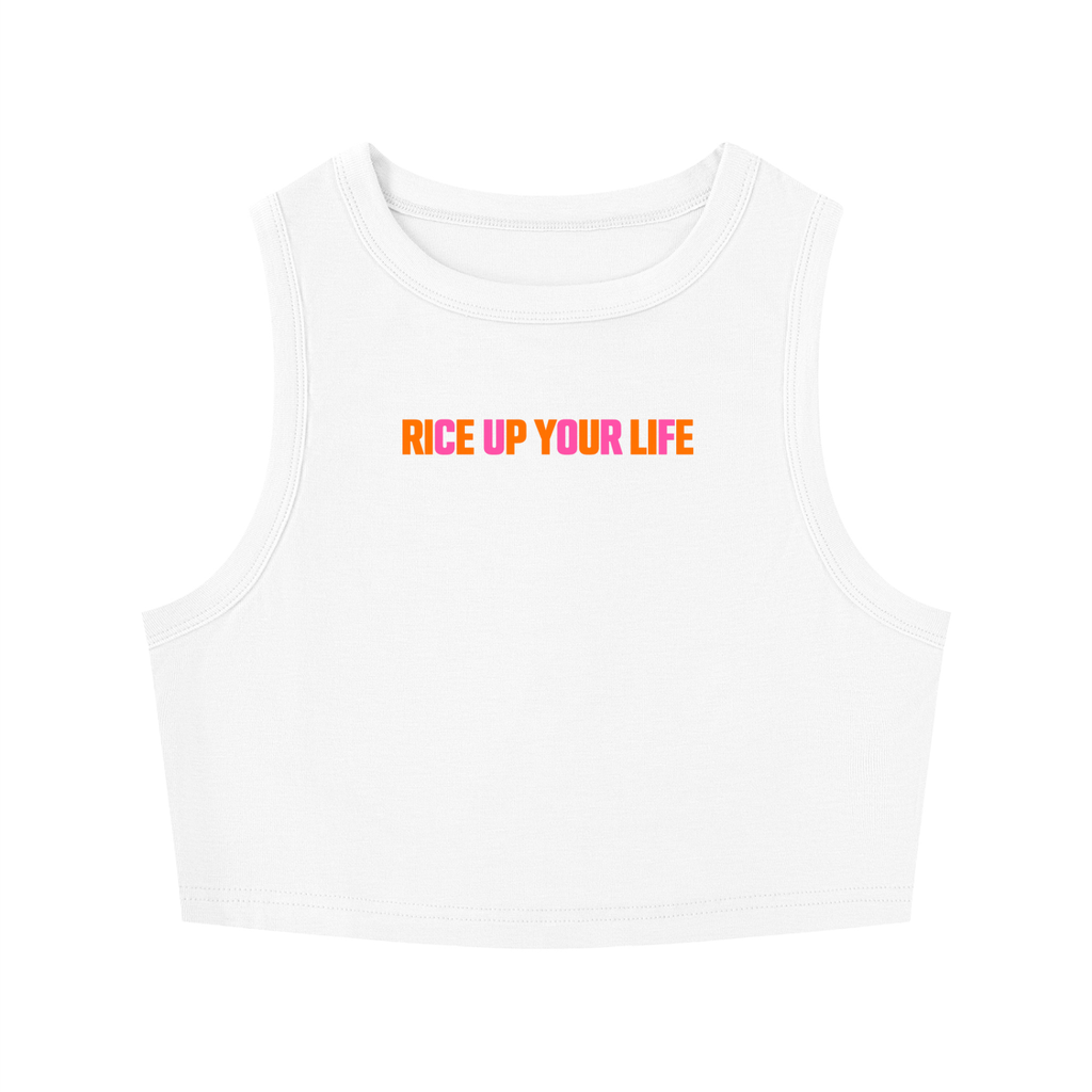 Rice Up Your Life Crop Tank
