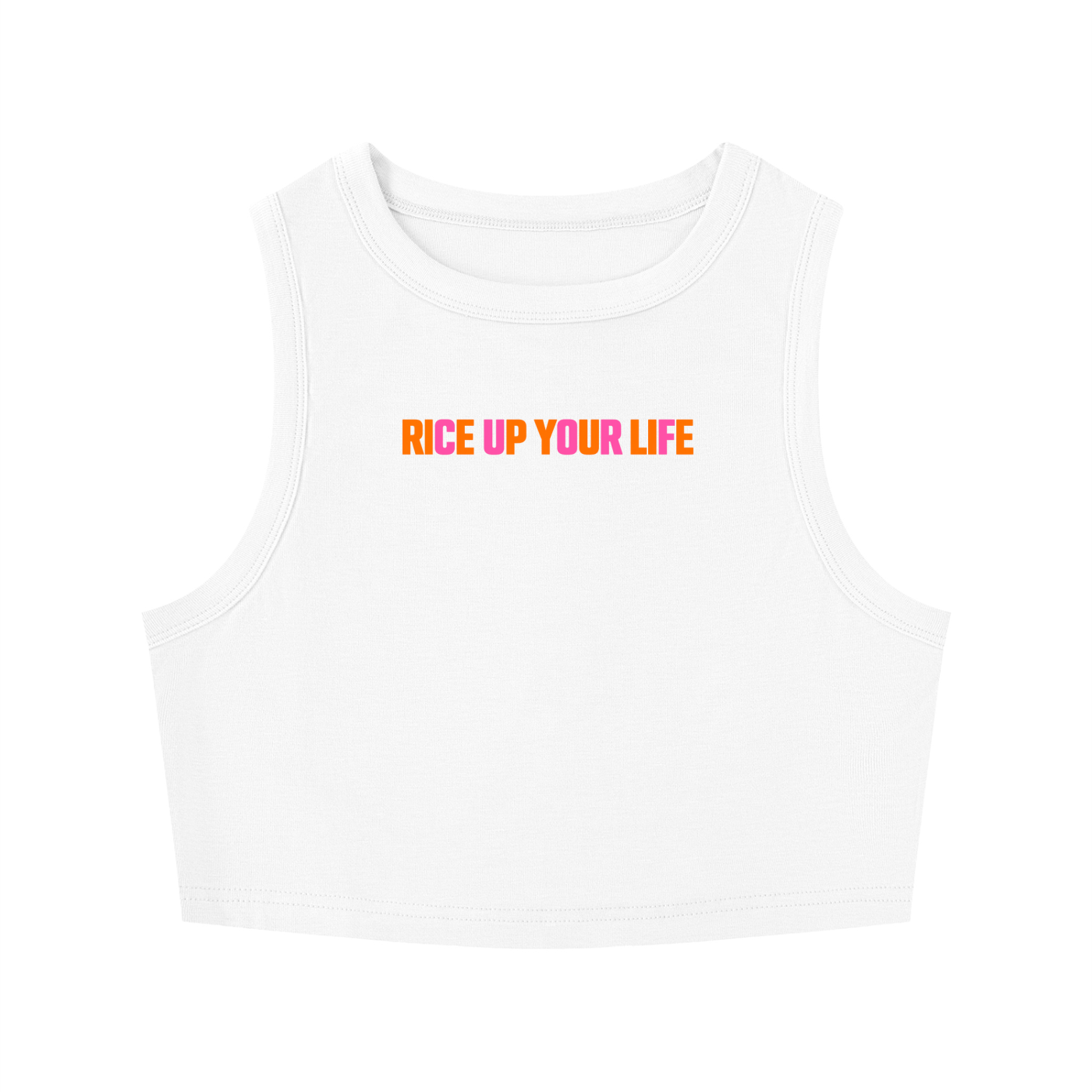 Rice Up Your Life Crop Tank