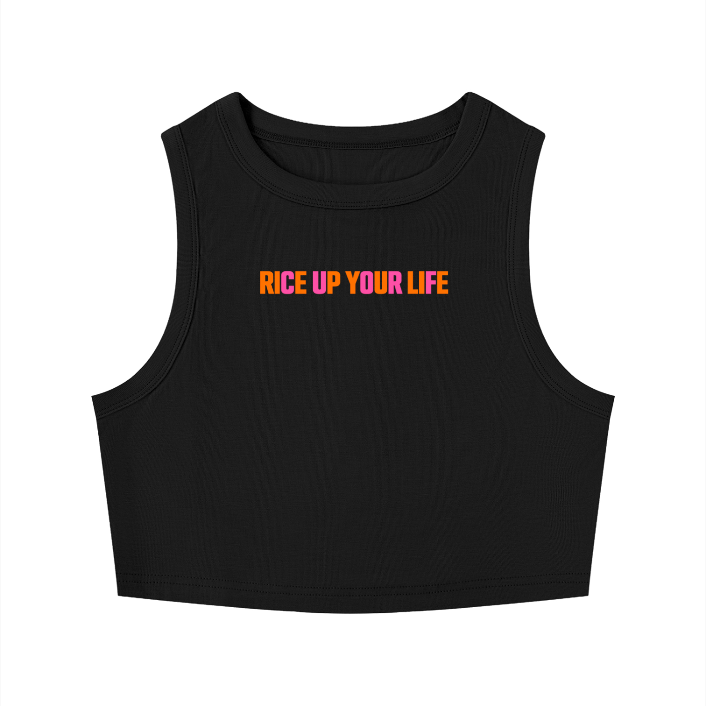Rice Up Your Life Crop Tank