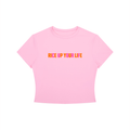 CREWNECK,CROPTOP,RICE,PINK
