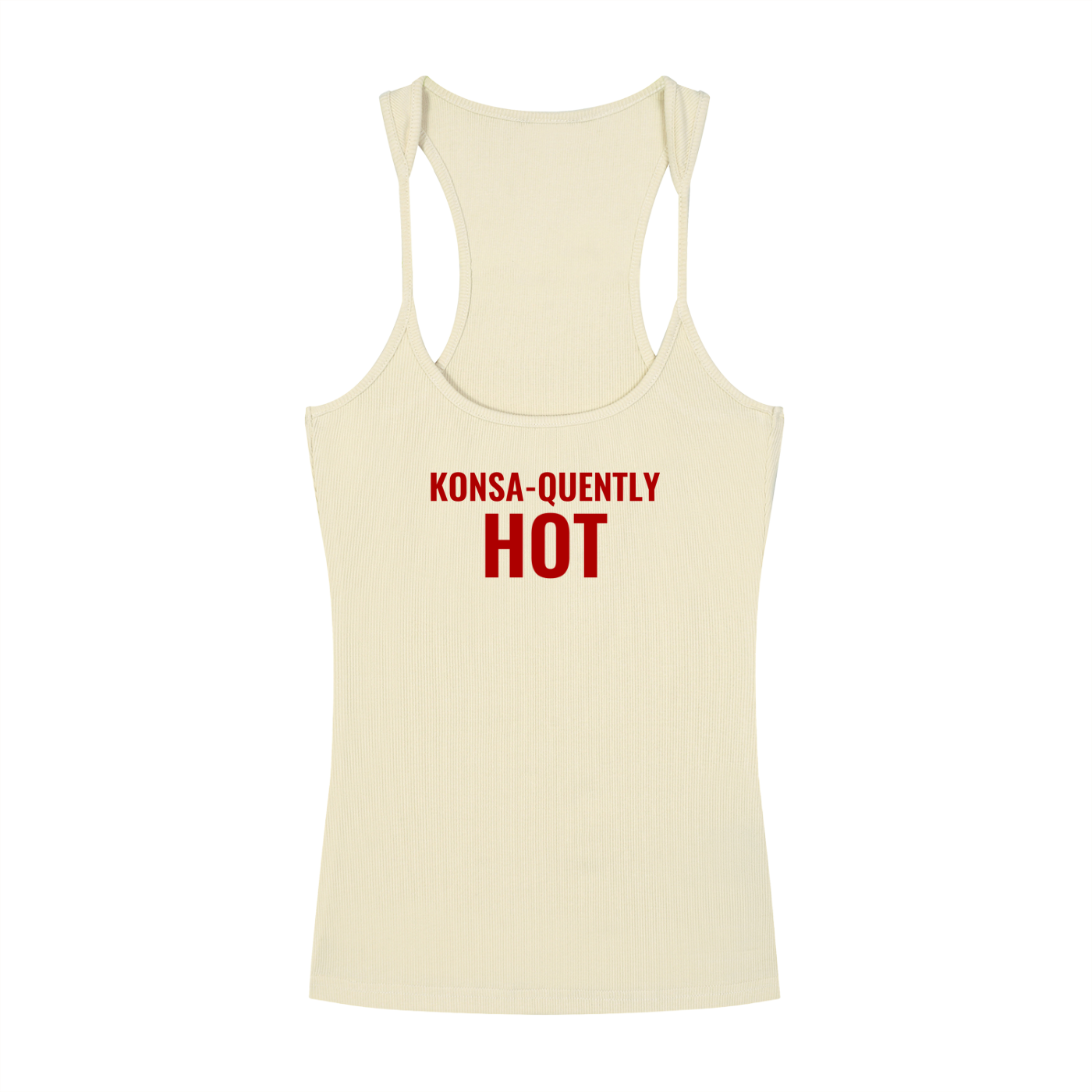 Get To Know Racerback Tank Top