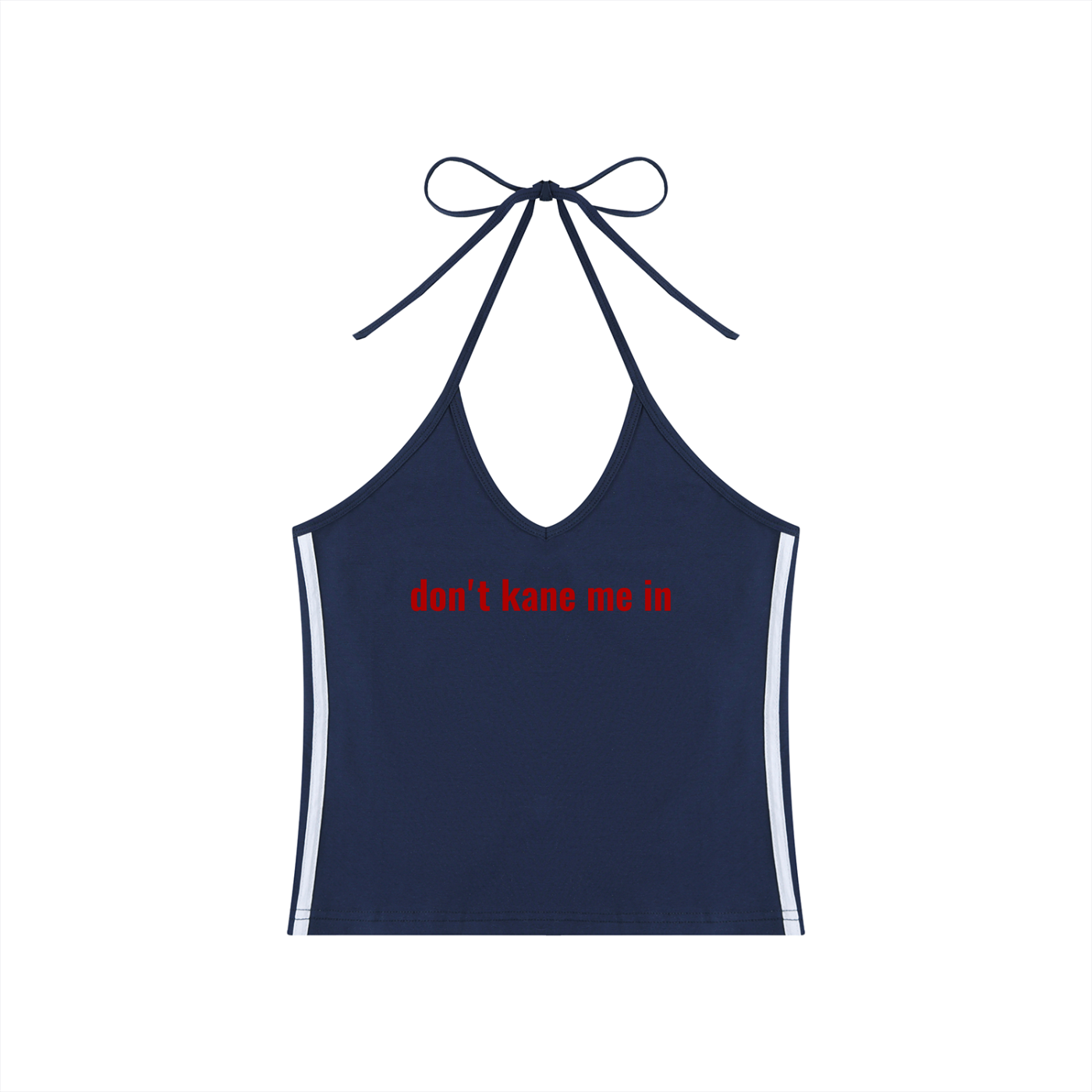 Just Don't Halter Crop