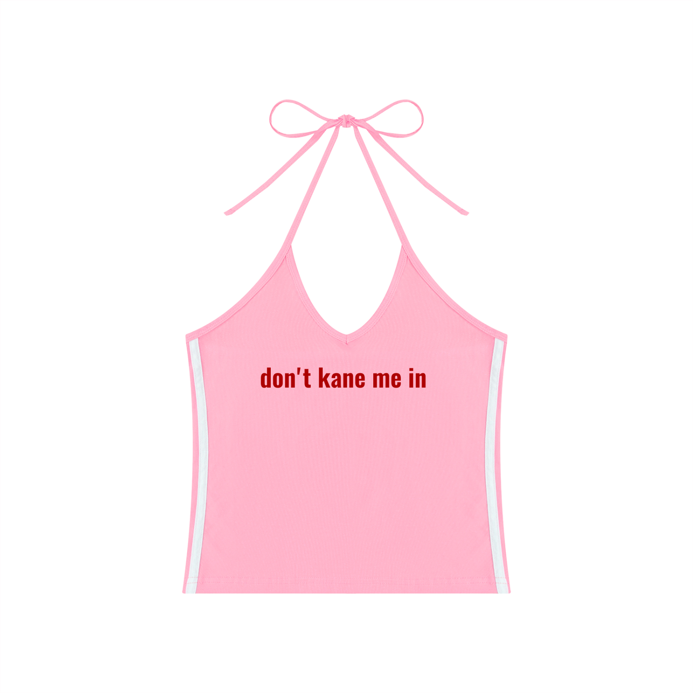 Just Don't Halter Crop